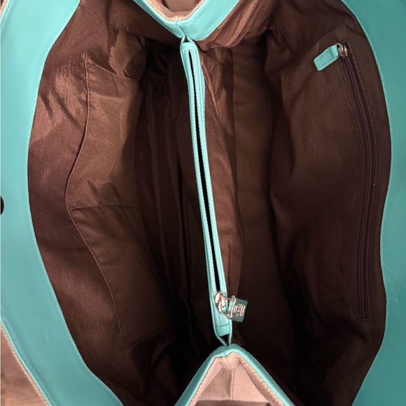 Tiffany & Co. Tote Bag in Aqua and Beige - Picture 5 of 10